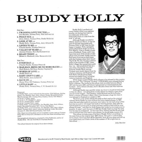 Buddy Holly ‎– Buddy Holly - Image 2