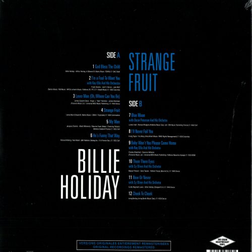 Billie Holiday -                            Strange Fruit - Image 2