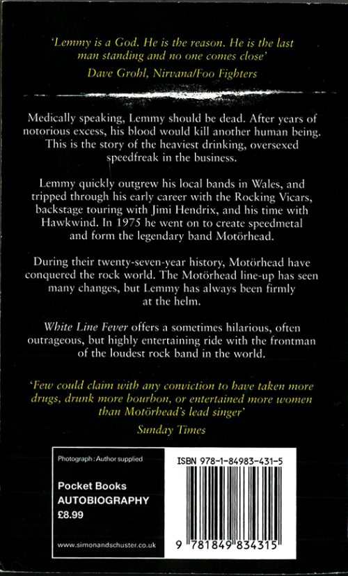 Lemmy -  The Autobiography White Line Fever - Image 2