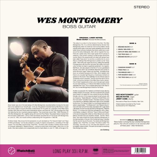 WES MONTGOMERY  - Boss Guitar - Image 2