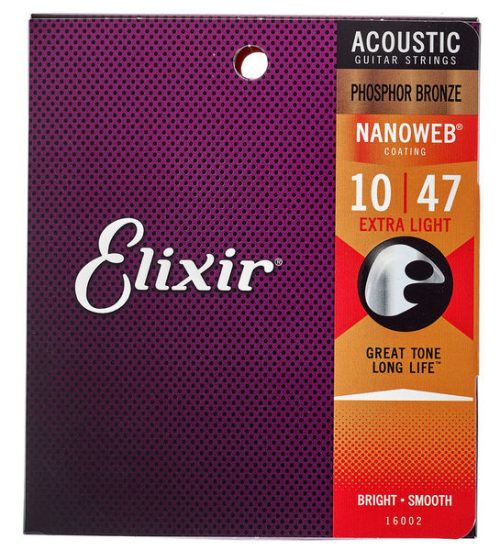 010 Elixir Nanoweb Extra Light Phosphor