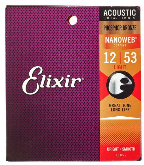 012 Elixir Nanoweb Light Phosphor Bronze