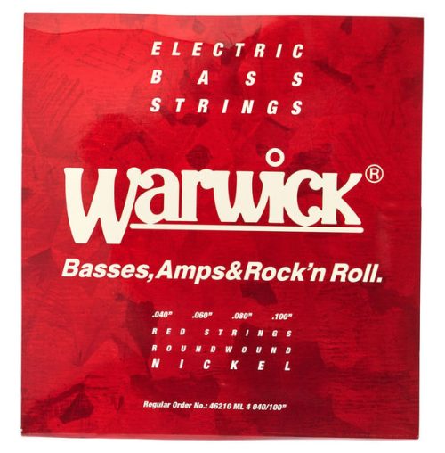 Warwick 46210 Red Strings Nickel