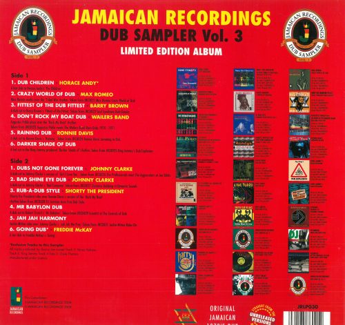 DUB SAMPLER  -  JAMAICAN RECORDINGS - Image 2