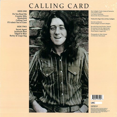 Rory Gallagher - Calling Card - Image 2