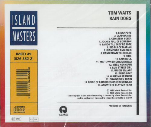 TOM WAITS -  RAIN DOGS - Image 2