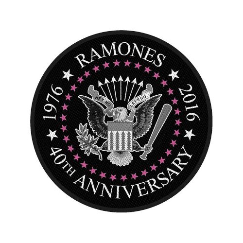 Ramones Standard Patch: 40th Anniversary