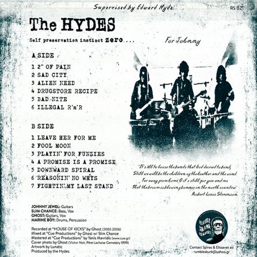 the hydes - self preservation instinct zero - Image 2