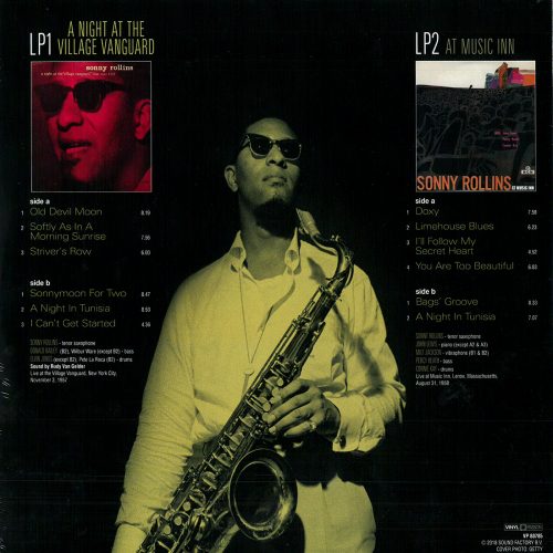 SONNY ROLLINS  -   A NIGHT AT THE VILLAGE VANGUARD / AT MUSIC INN - Image 2