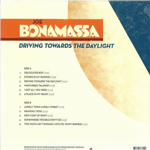 JOE BONAMASSA  -  DRIVING TOWARDS THE DAYLIGHT - Image 2