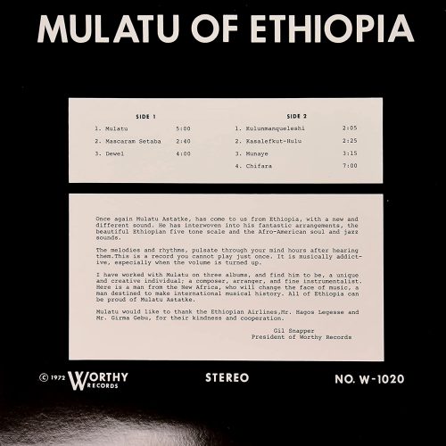 Mulatu Astatke  -    Mulatu of Ethiopia - Image 2