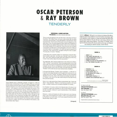 Oscar Peterson & Ray Brown  -    Tenderly - Image 2