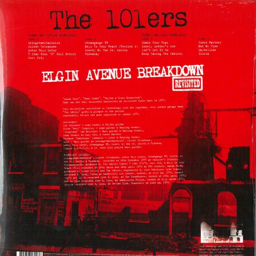 THE 101ers   -   Elgin Avenue Breakdown  (JOE STRUMMER) - Image 2