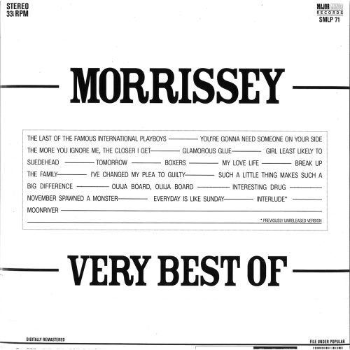 MORRISSEY   -  VERY BEST OF - Image 2