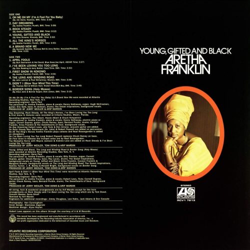 Aretha Franklin  -   young , gifted and black - Image 2