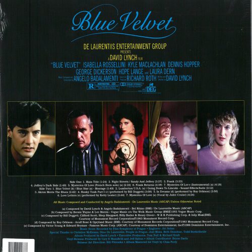 BLUE VELVET    -  ANGELO BADALAMENTI - Image 2