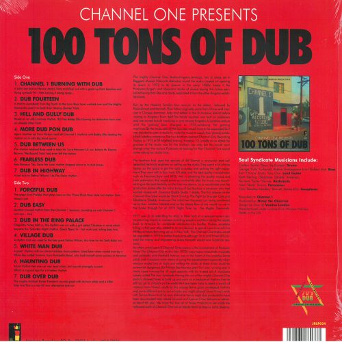 100 Tons of Dub  - Channel One Presents - Image 2