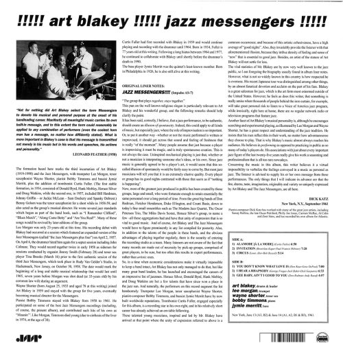 ART BLAKEY   -     JAZZ MESSENGERS - Image 2