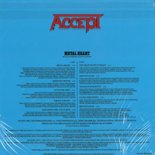 Accept  -   Metal Heart - Image 2