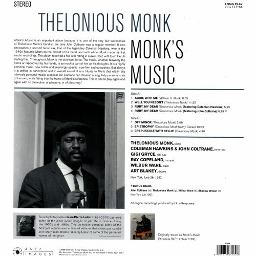 Thelonious Monk   -    Monk's Music - Image 2