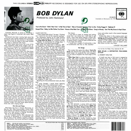 Bob Dylan - Debut - Image 2