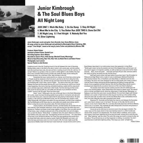 Junior Kimbrough  -   All Night Long - Image 2