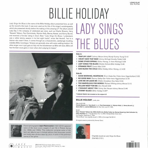 BILLIE HOLIDAY -  Lady Sings The Blues - Image 2