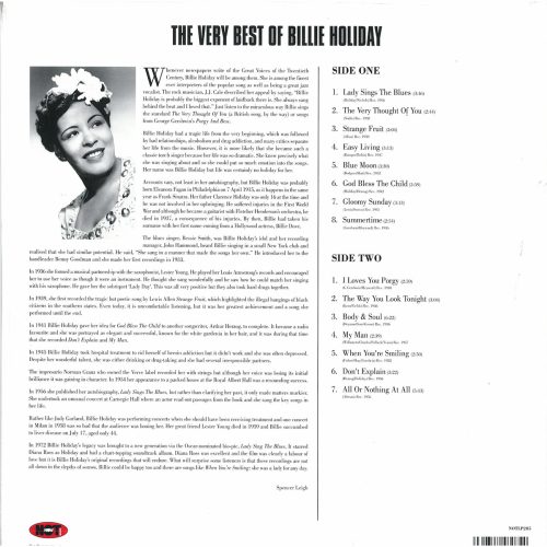 Billie Holiday - The Very Best Of - Image 2