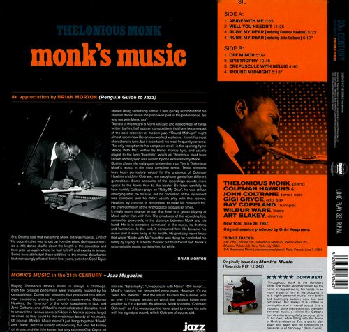 thelonious monk - monk's music - Image 2