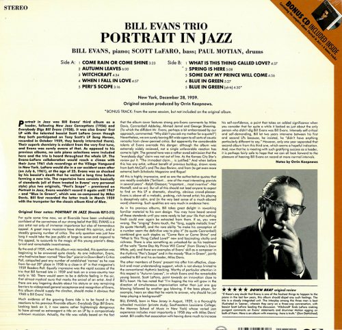 bill evans trio - portrait in jazz - Image 2