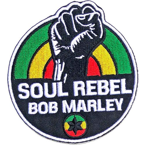 Bob Marley Woven Patch: Soul Rebel