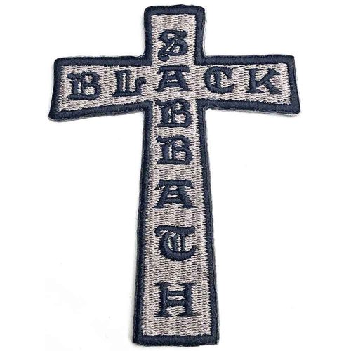 Black Sabbath Woven Patch: Cross