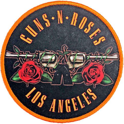 Guns N' Roses Printed Patch: Los Angeles Orange