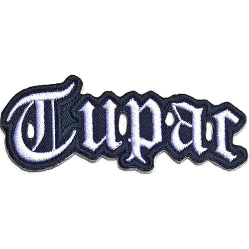 Tupac Woven Patch: Cut-Out Logo