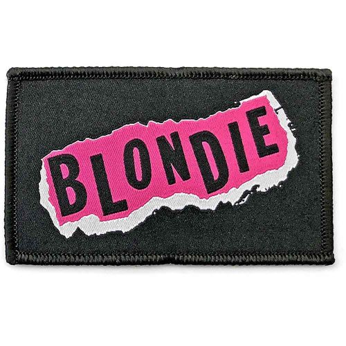 Blondie Woven Patch: Punk Logo